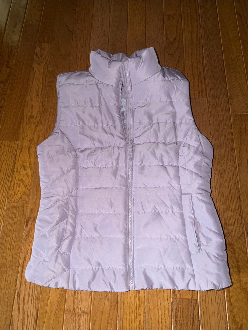 Aeropostale Pale Purple Quilted Puffer Vest